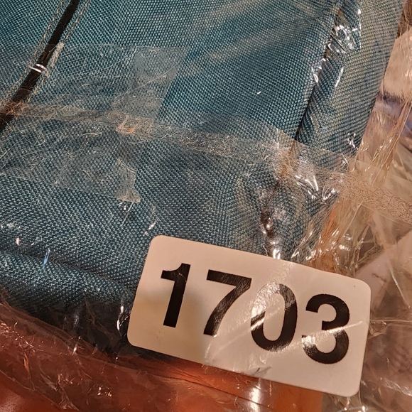 Eddie Bauer Compact Blue Crossbody Bag with Black Strap - Picture 16 of 16